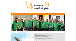 Desktop Screenshot of keravanmusiikkiopisto.fi