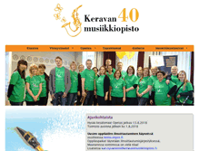 Tablet Screenshot of keravanmusiikkiopisto.fi